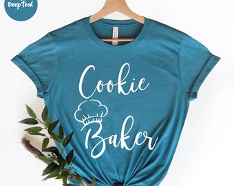 Padeiro de biscoitos, camisa de biscoito, camisa de chef de pastelaria, padeiro engraçado, revendedor de biscoitos, camisa de cozimento, camisa de padeiro, presente para amante de biscoitos, camisa de padaria