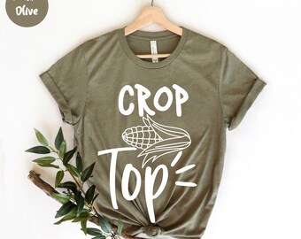Crop Top Shirt, Farm Shirt, Farm Life, Mais Shirt, Geschenk für Farmer, Farm Girl Shirt, Crop Top, Farmer Shirt, sarkastisches Shirt, Mais Crop