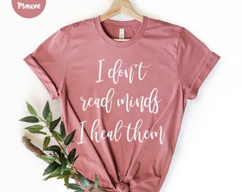 I Don't Read Minds I Heal Them, Psychologist T-shirt, Psychology Student Gift, Psychologist Gift, Psychology Gifts, Therapist shirt