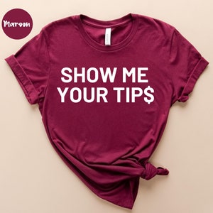 Laat me je tips zien - Barman Shirt - Funny Barman - Funny Bar - Barman Gifts - Barman Shirt - Serveerster Shirt - Barman Verjaardag