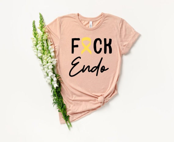 Endometriosis Shirt - Endo Strong - Endo Warrior Shirt - Yellow Ribbon - Endo Sister - Endo Awareness - Endometriosis Awareness - Endo Gift