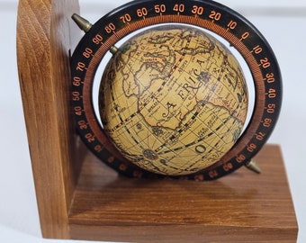 Vintage globe bookend