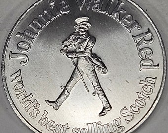 1971 NFL Kanas City Chief's  Johnnie Walker Red token