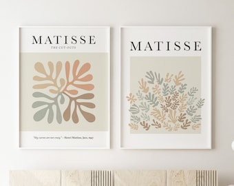 Matisse Exhibition Prints Set, Modern Neutral Wall Art (Digital Download)