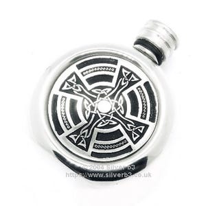3oz Celtic Cross Hip Flask