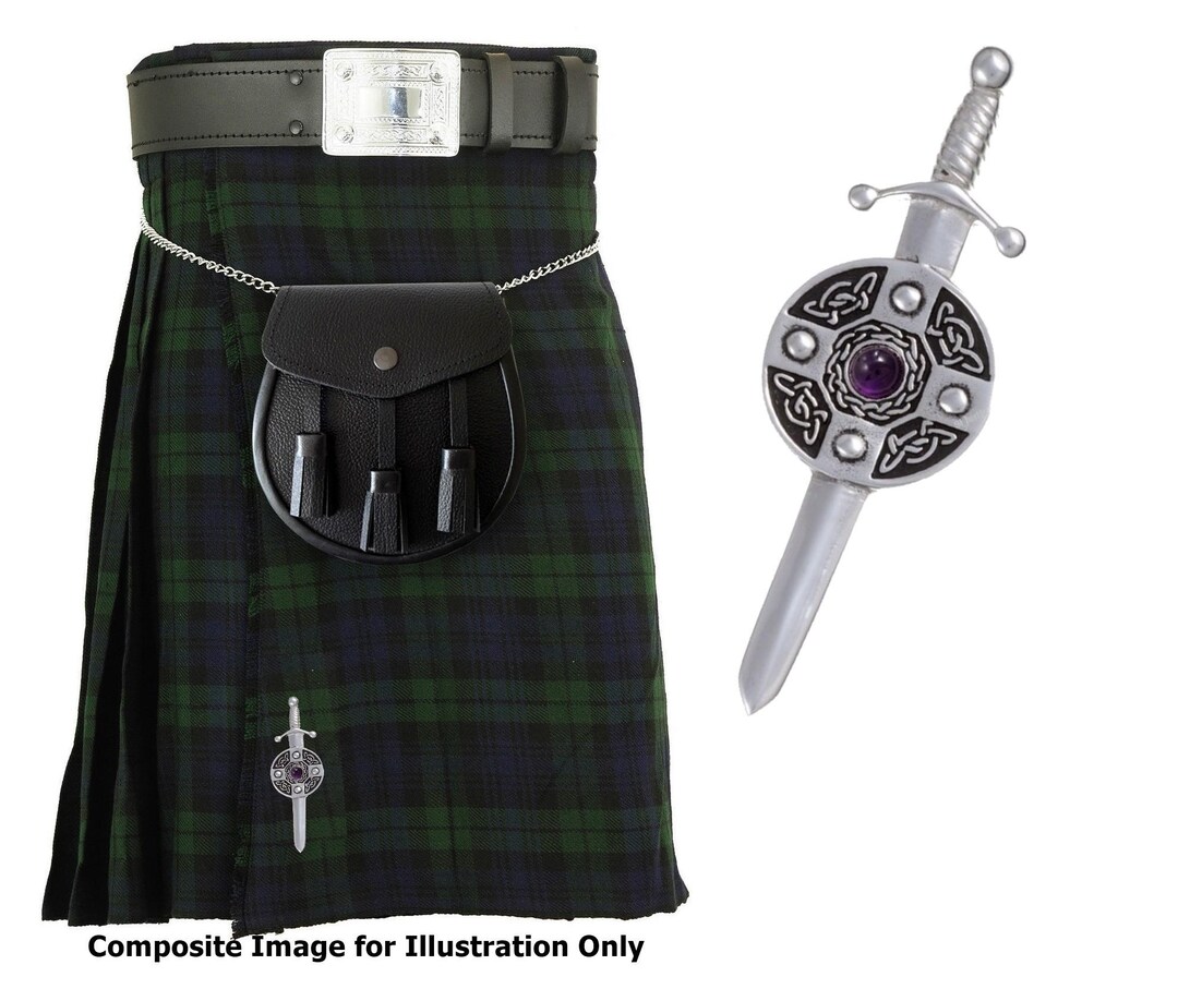 Claymore Kilt Pin in Pewter - Kinloch Anderson