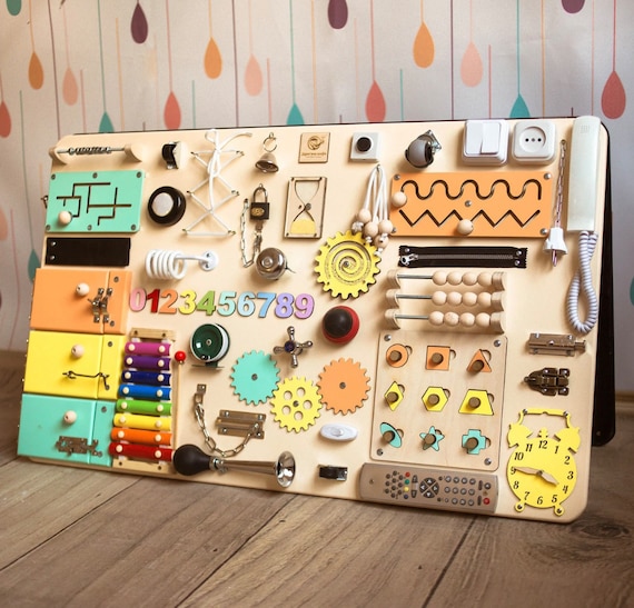 Tablero Sensorial Actividades Montessori Sensorial Paneles