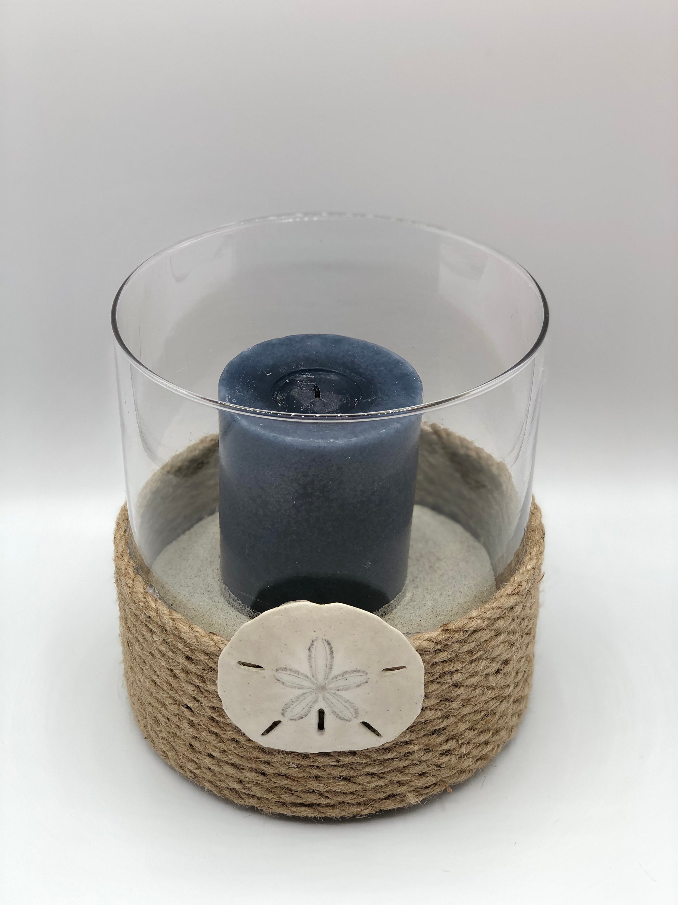 Glass Candle Holder/Vase Large Etsy