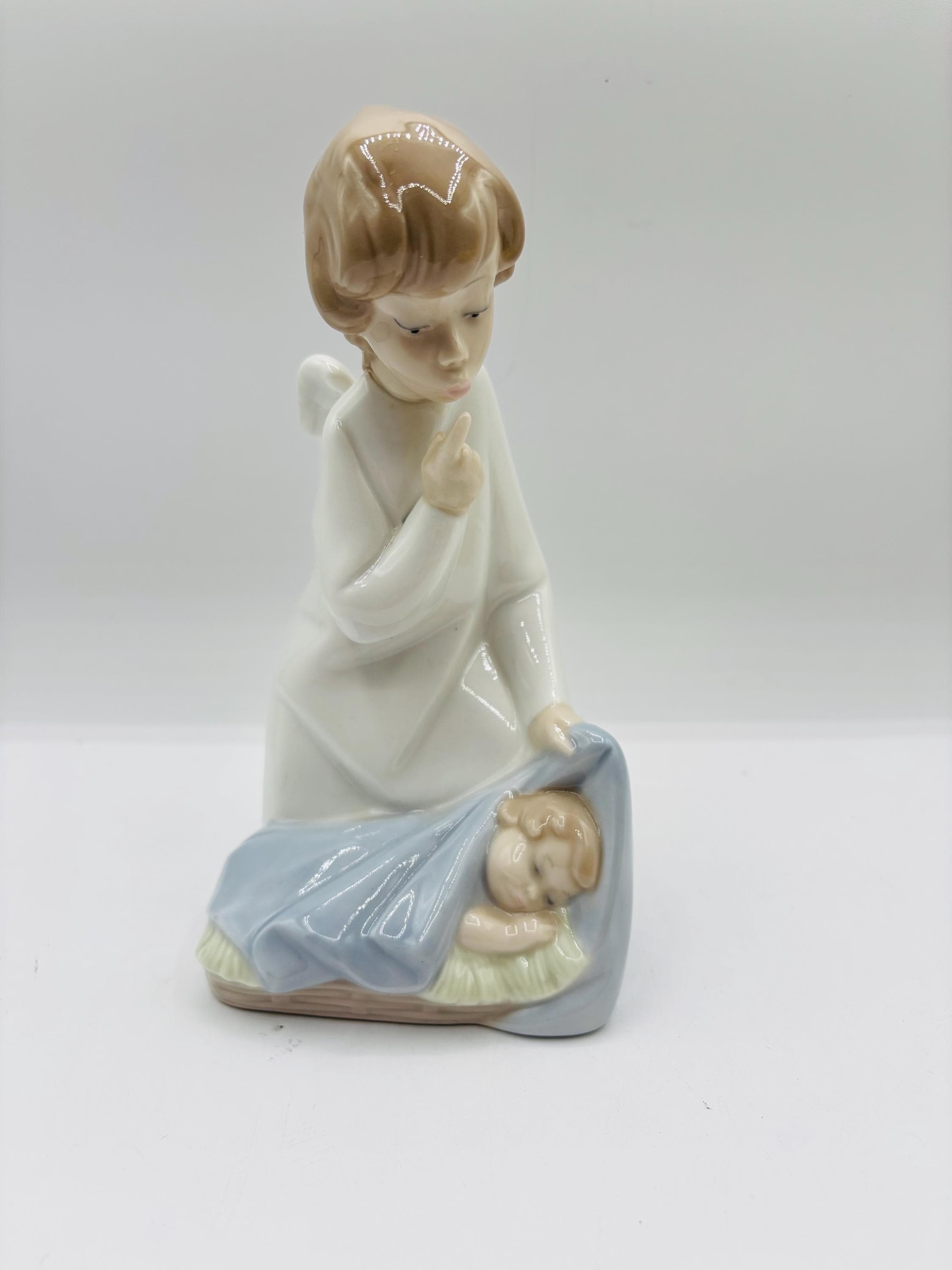 Lladro Angel With Baby - Etsy