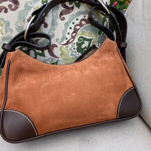 Vintage 1975 Dooney & Bourke Leather Brown Shoulder Bag no. J6265632 image 2