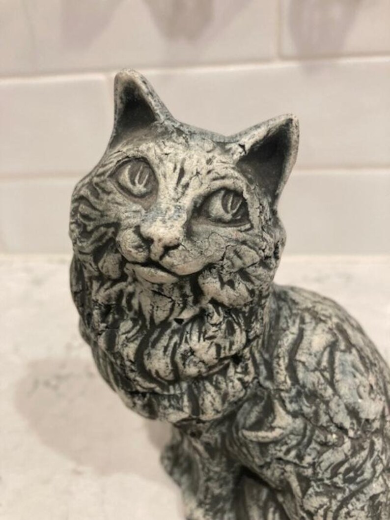 Vintage Rare Stan 100 本物保証 Langtwait Pottery Brown Sculpture Cat Si Clay Vintage Rare Stan 100 本物保証 Langtwait Pottery Brown Sculpture Cat Si Clay