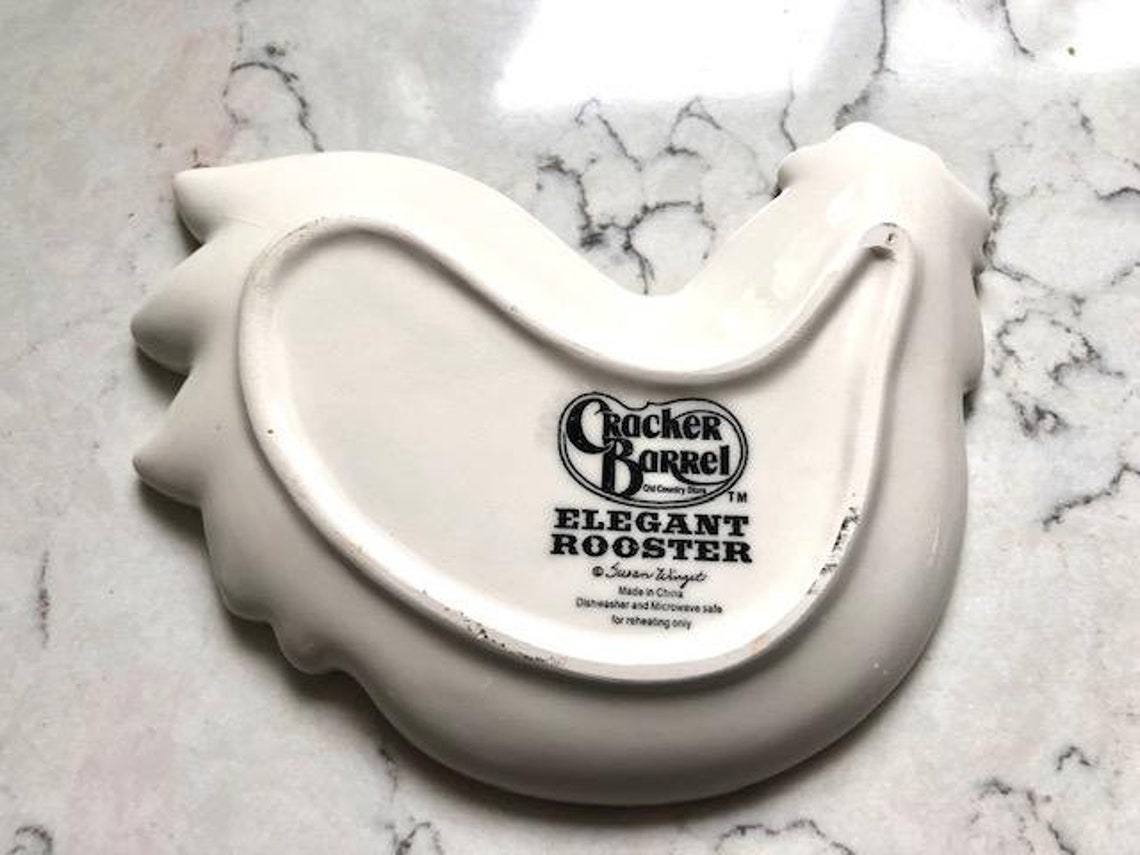 Vintage Cracker Barrel Elegant Rooster by Susan Etsy