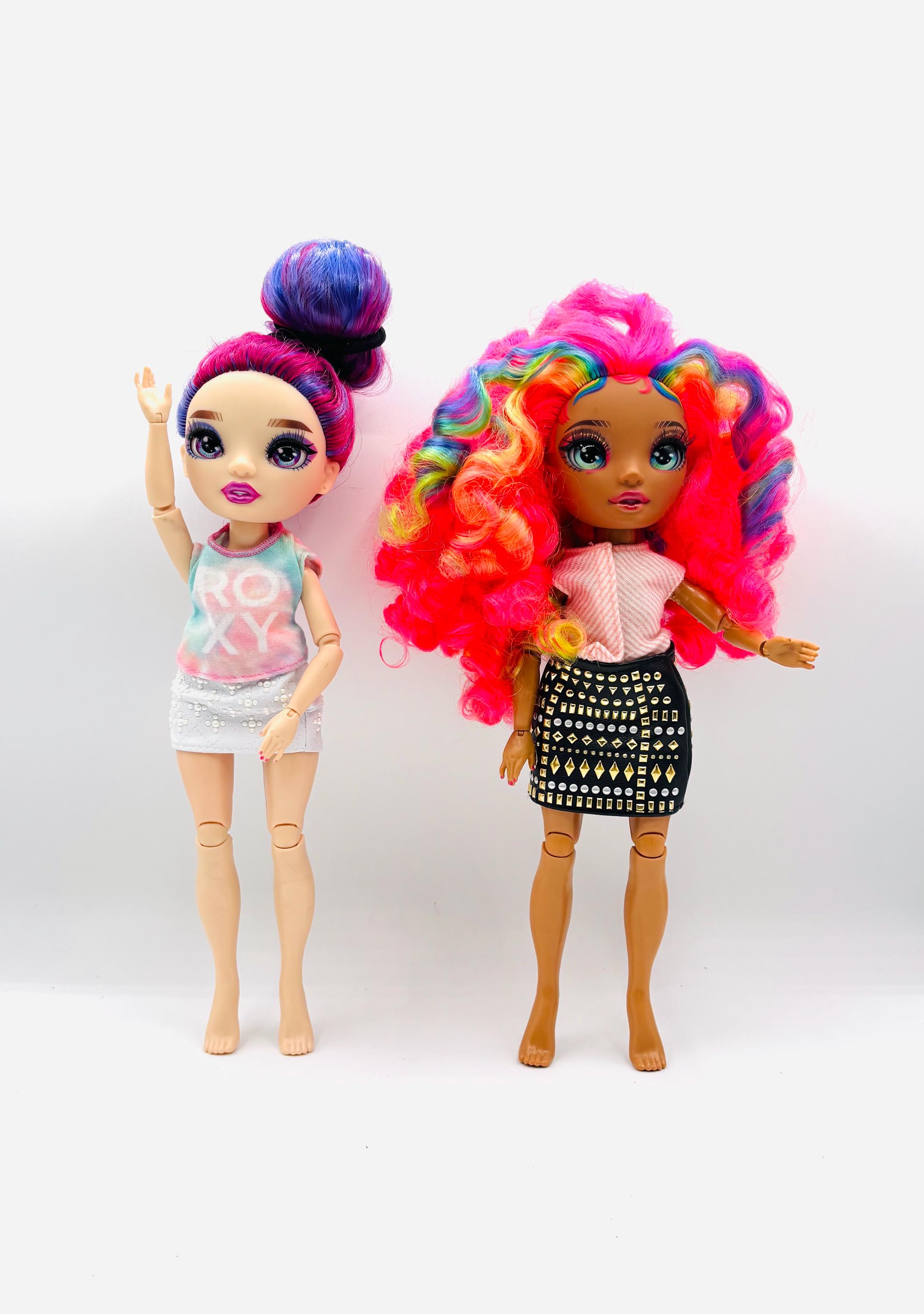 Twee Rainbow High-poppen gemengd MGA Fashion Zeldzaam