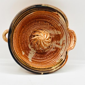 Studio Pottery Ceramic Citrus Juicer – Rustic Speckled Glaze