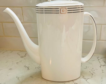 Like New _Kate Spade New York  "McCORMICK SQUARE" Coffee Pot by Lenox