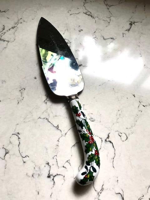 Sheffield Cake Server With Porcelain Handle - Etsy Sheffield Cake Server With Porcelain Handle - Etsy