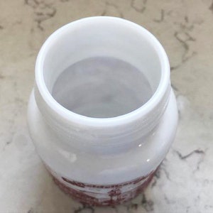 Vintage Heidelberg Small Milk Glass Mustard Jar without Lid image 5