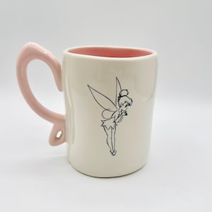 Rae Dunn Pixie Magic Tinkerbell 16 oz Pink  Mug - Magenta