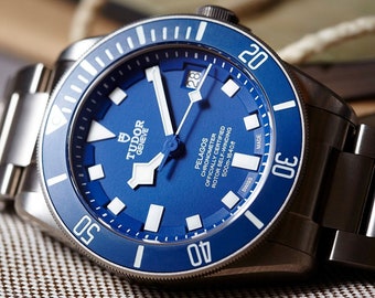 Orologio da uomo TUDOR Pelagos cronometro automatico quadrante blu codice articolo M25600TB-0001