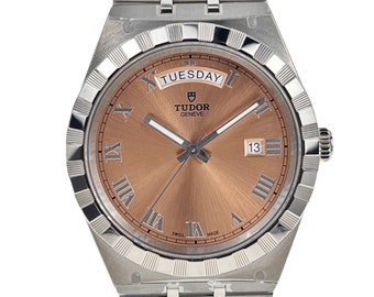 Reloj TUDOR Royal automático para hombre con esfera color salmón Artículo n.º M28600-0009