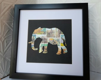 Personalised Uncle Gifts Brother Christmas Father Him Best Framed Card Elephants