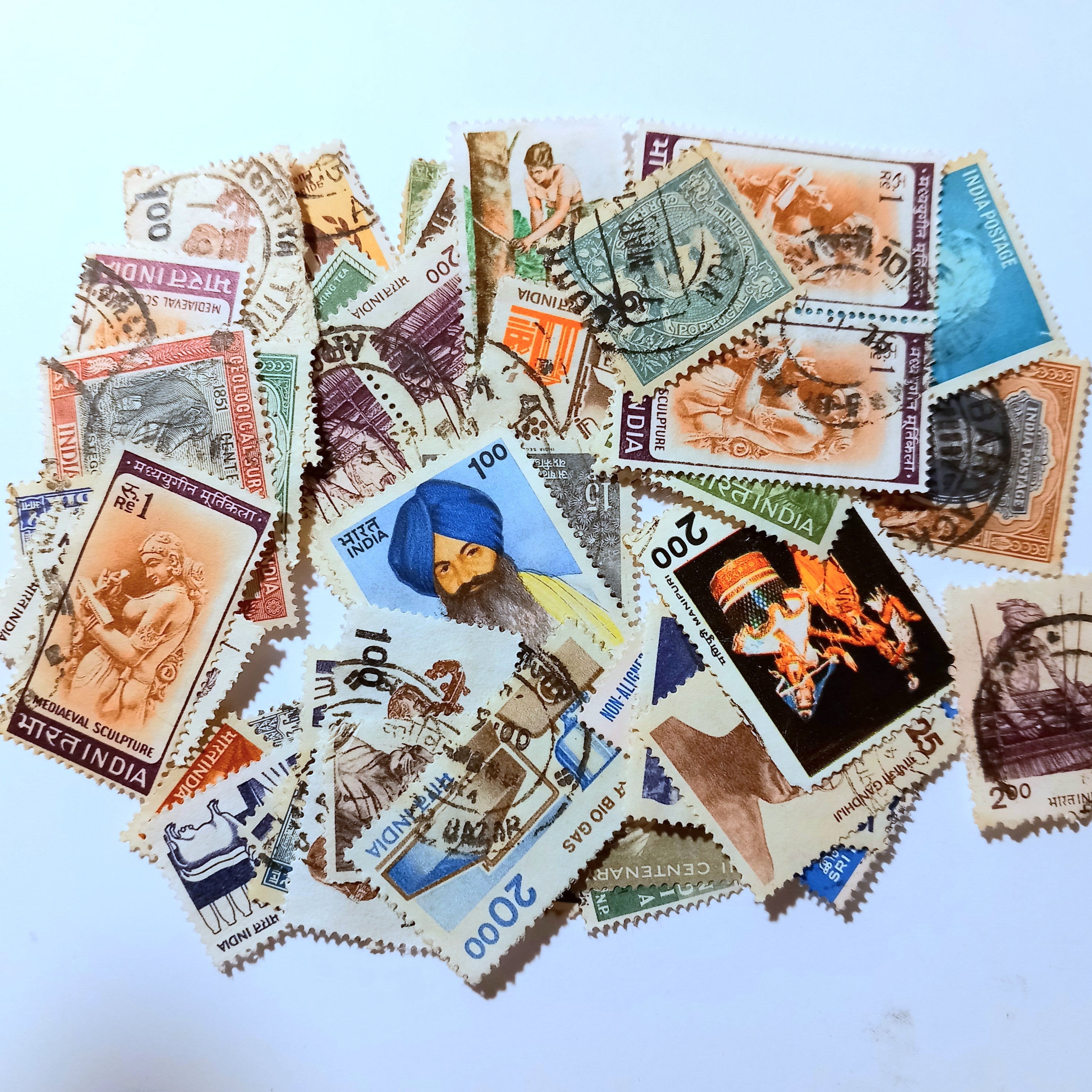 15x Vintage INDIAN Stamps, Old Used Mail Postal Stamps From India Set Post  Collectible Junk Journal Scrapbook Ephemera Collage Art Supply 