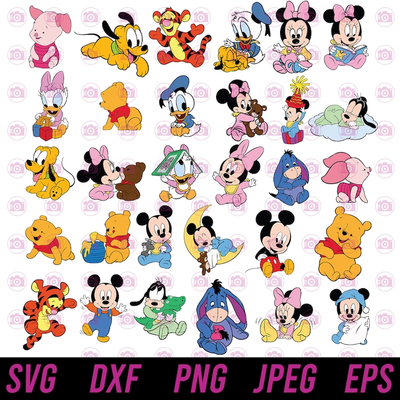 Download Disney Babies SVG Bundle Disney SVG Baby Winnie SVG Baby ...