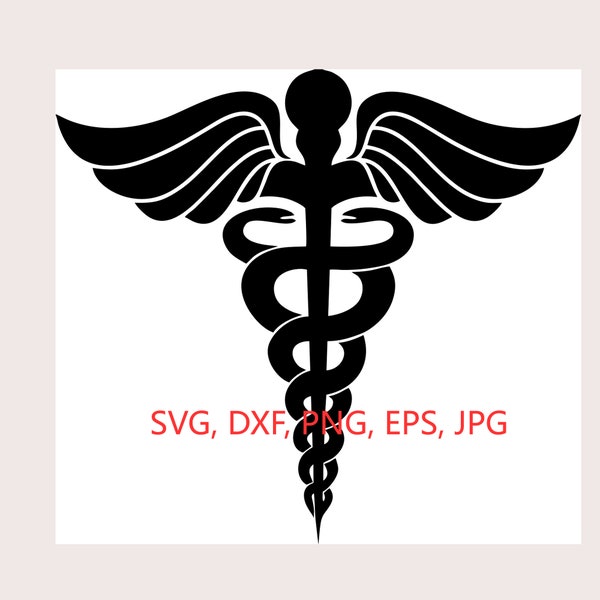 Medical Symbol SVG, Caduceus Svg, MD Svg, Star of Life Svg, Doctor Svg, Nurse Svg, Png, Eps, Dxf, JPG, instant digital download, Cricut