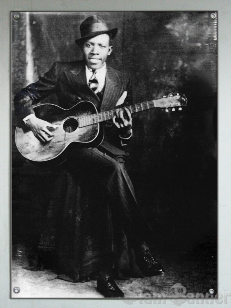 New ROBERT JOHNSON Crossroads Vinyl Banner Poster 27x39 Etsy