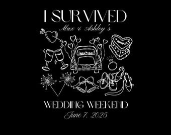 Personalized Wedding Shirt Design SVG & PNG, Custom Tee Print, Digital Download