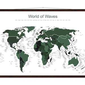 World of Waves Surfkarte - Forest Green Version