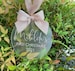 Personalised Christmas Baubles, Flat Christmas Baubles, Flat Baubles, Personalised Christmas Ornaments, Personalised Acrylic Bauble 