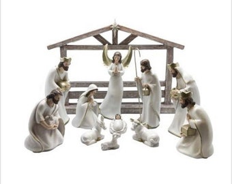 Nativity Set | Nativity Scene | Manger | Christmas decorations | modern nativity |