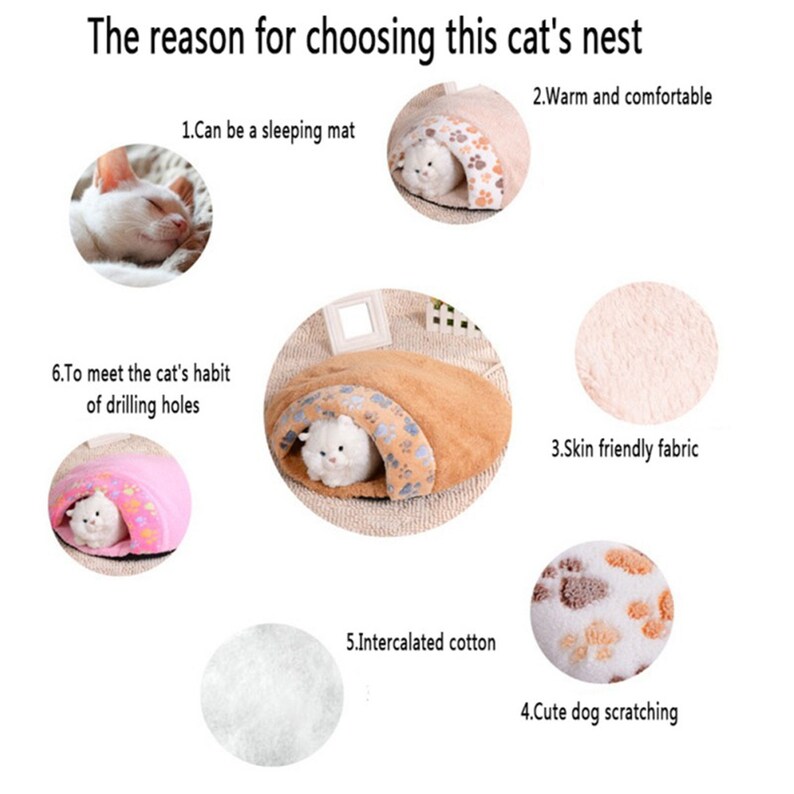 Pet Products Warm Soft Flannels Cat House Pet Mats Sleeping Bag Lovely Hamburger Puppy Cushion Rabbit Bed Dog Kennel Cat Bed