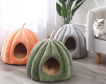 pumpkin dog bed