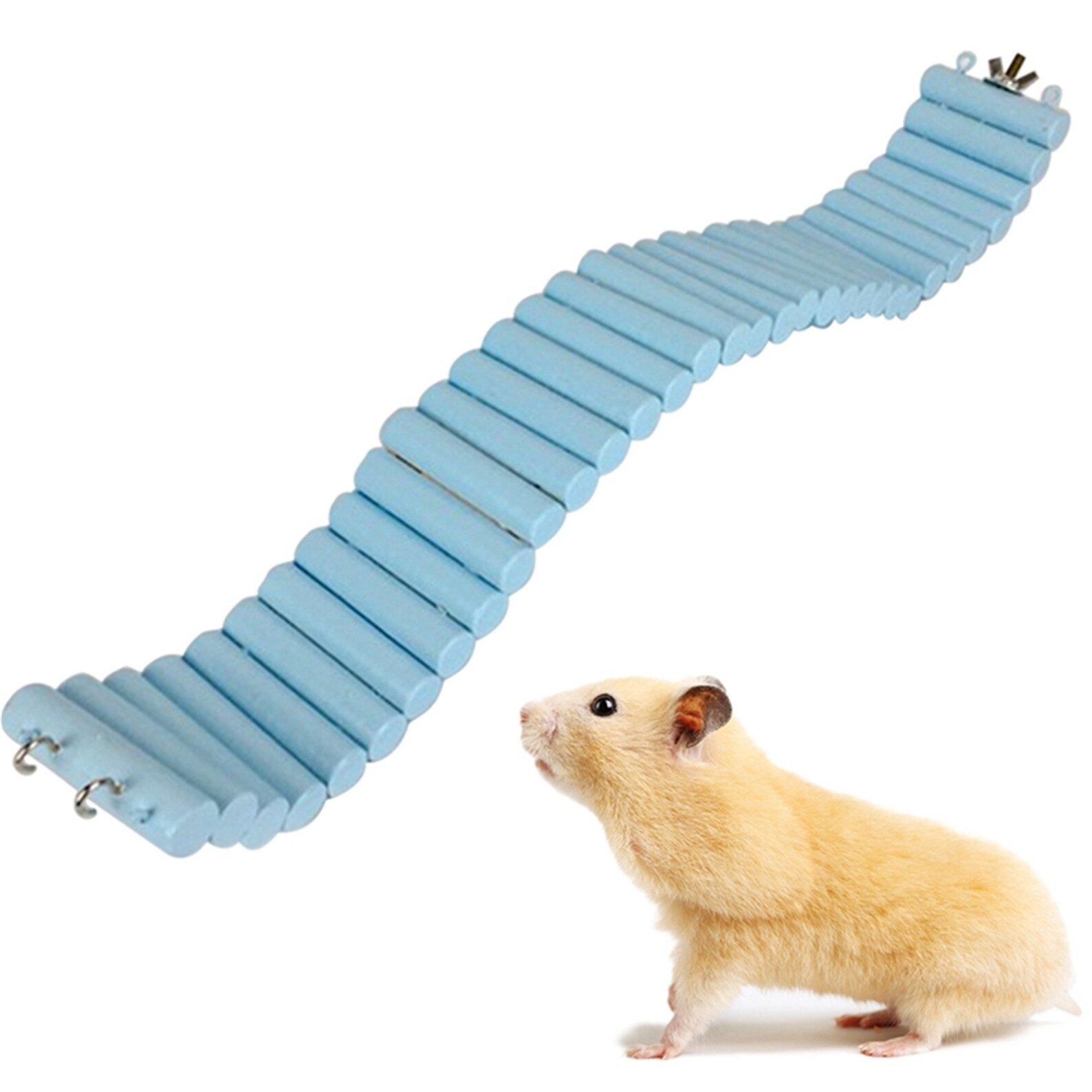 Wooden Hamster Bridge Bendable Small Pets Exercise Toy Etsy
