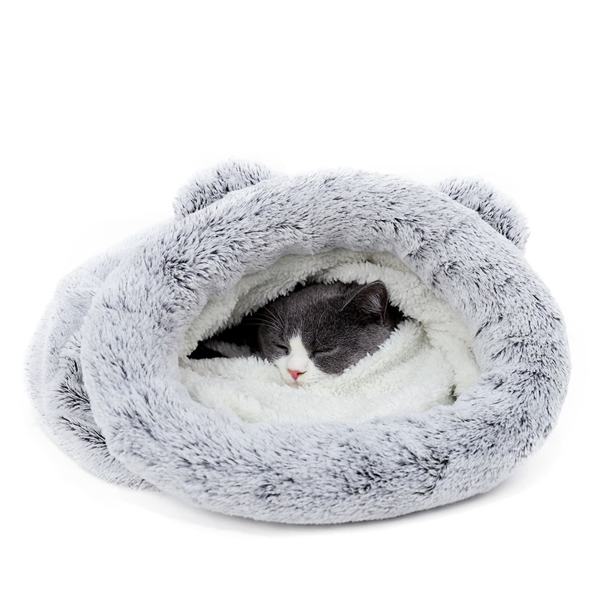 Washable plush Cat Sleeping Bag Puppy Small Dogs Cats Mat Bed Etsy