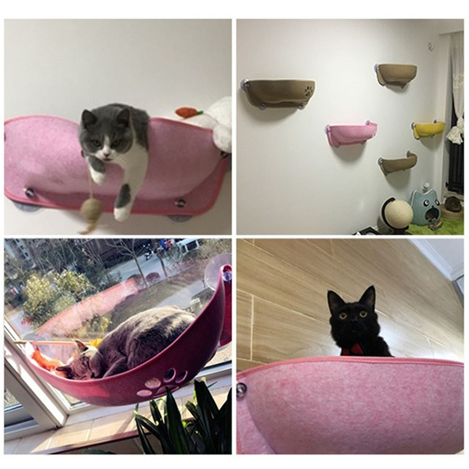 Katze Hängematte Fenster Pod Liege Saugnäpfe für Katze