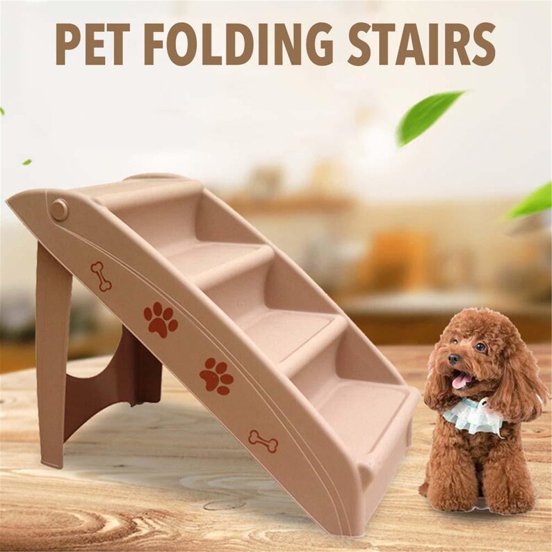 Dog Stairs Pet 4 Steps Stairs for Small Dog Puppy Teddy Bed Etsy