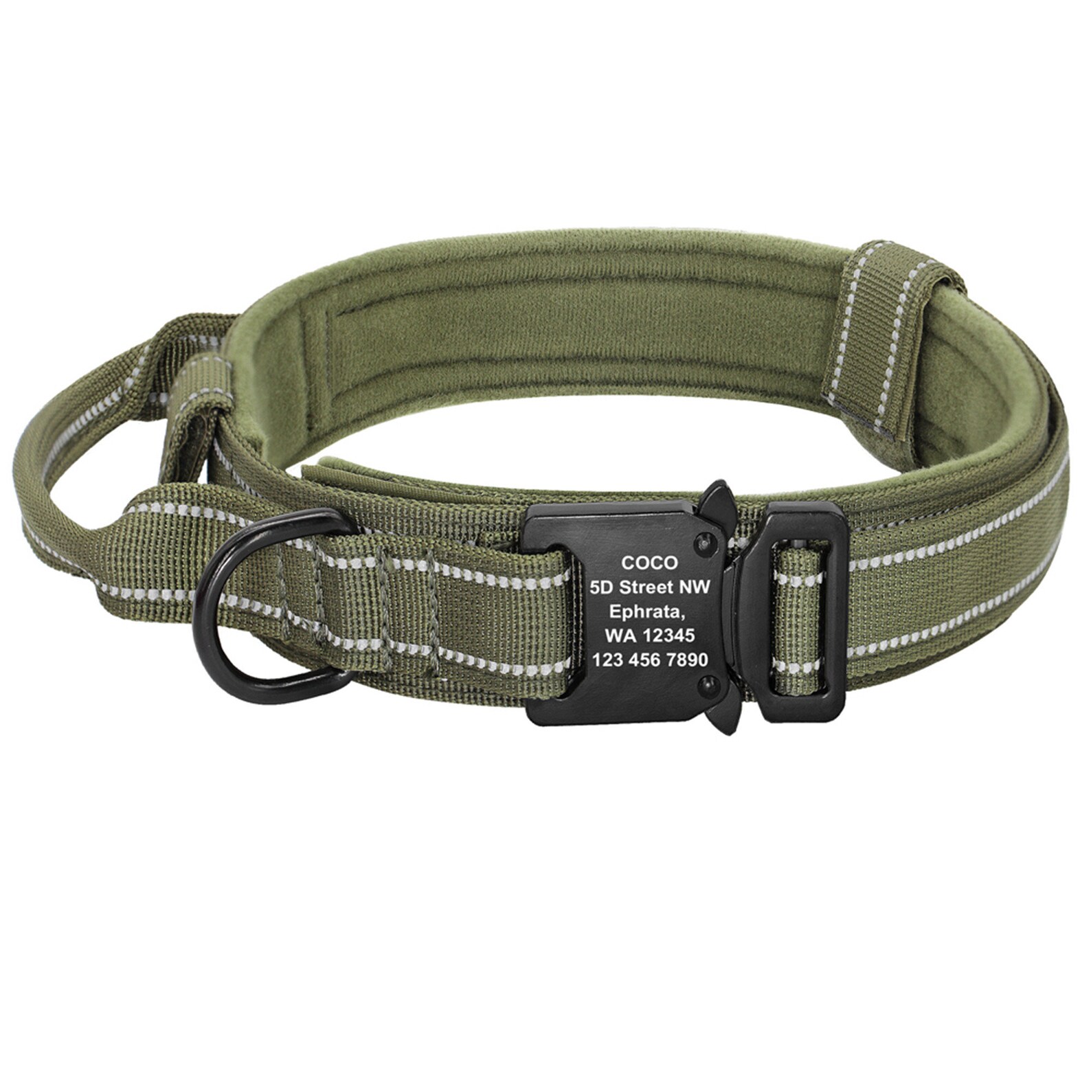 Tactical Dog Collar Military Nylon Pet Collar Customized Pet Etsy