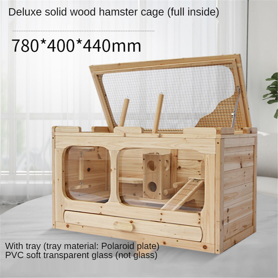 Natural Fir Hamster Nest Solid Wood Landscaping Box Hamster En Etsy