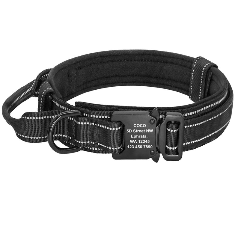 Tactical Dog Collar Military Nylon Pet Collar Customized Pet Etsy