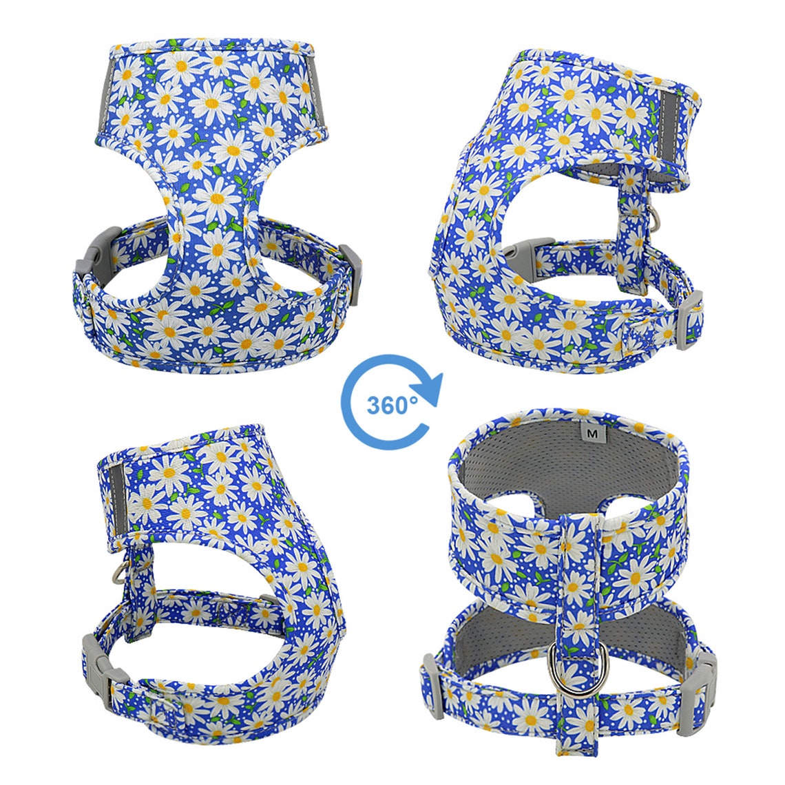 Cute Printed Cat Harness and Leash Set Adjustable Nylon Mesh Etsy