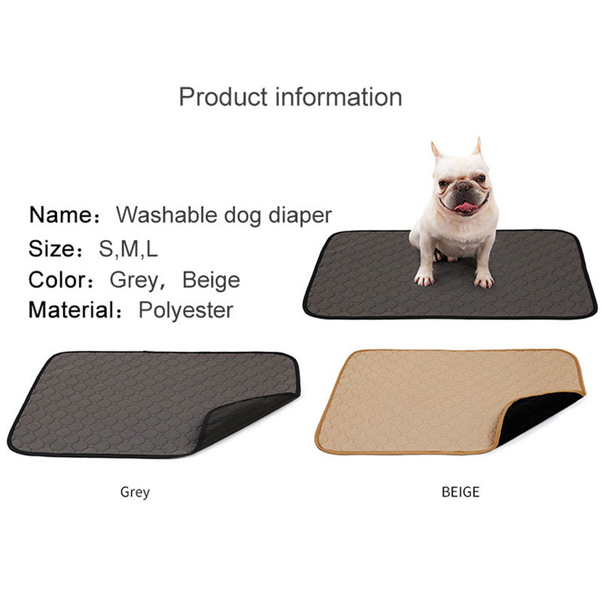 Antislip Washable Pet Pee Pad Mat waterful Reusable Pet Dog Etsy