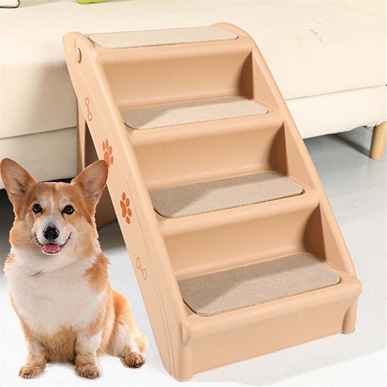 Dog Stairs Pet 4 Steps Stairs for Small Dog Puppy Teddy Bed Etsy