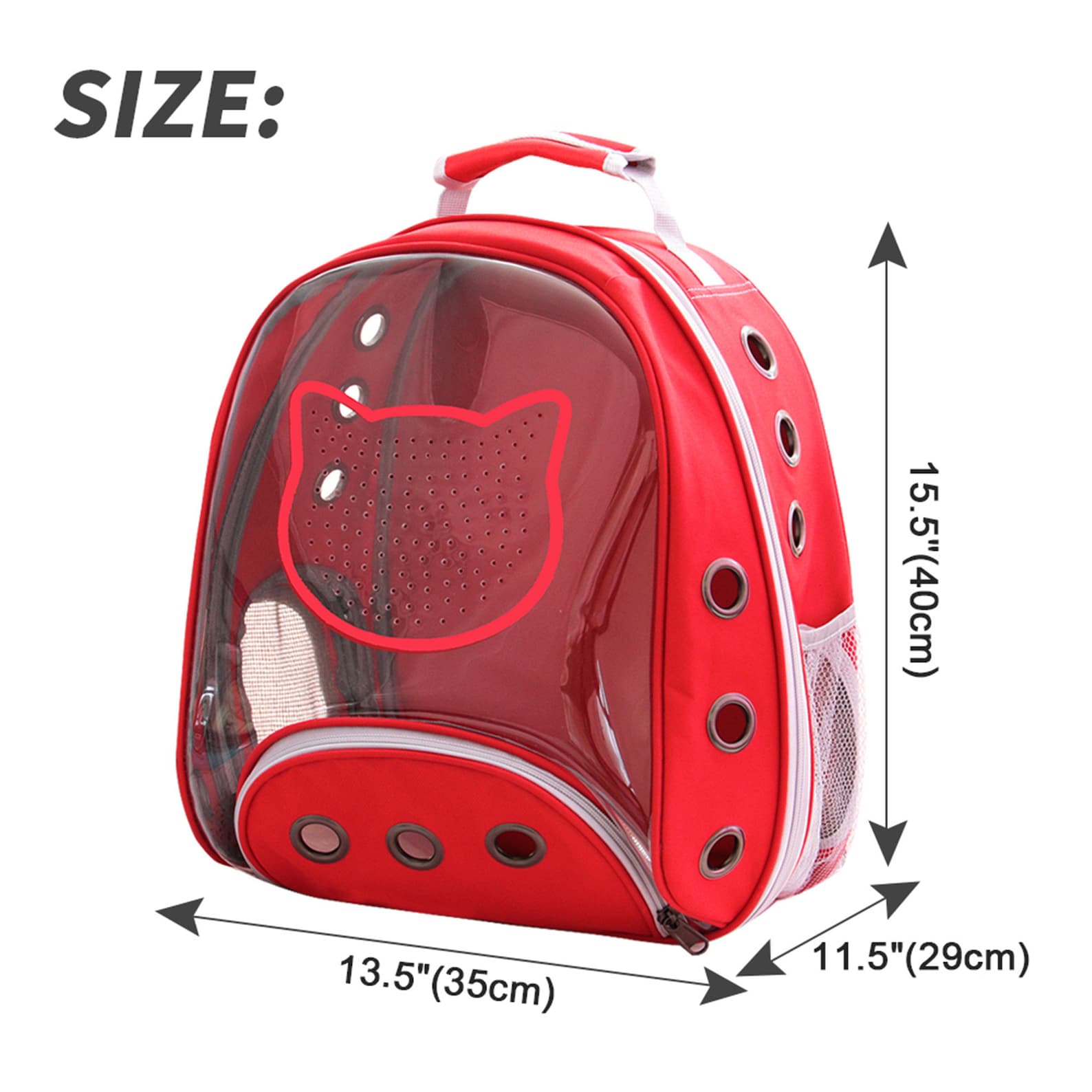 Breathable Cat Travel Bag Outdoor Kitten Puppy Carrier Bags Etsy