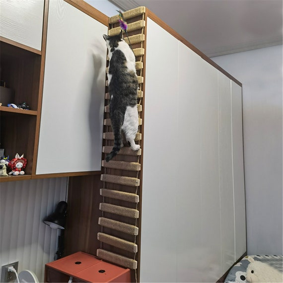 How to Make a Rope Ladder for Cats