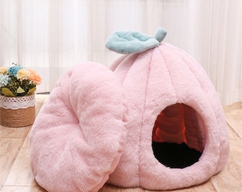 pink kitten bed