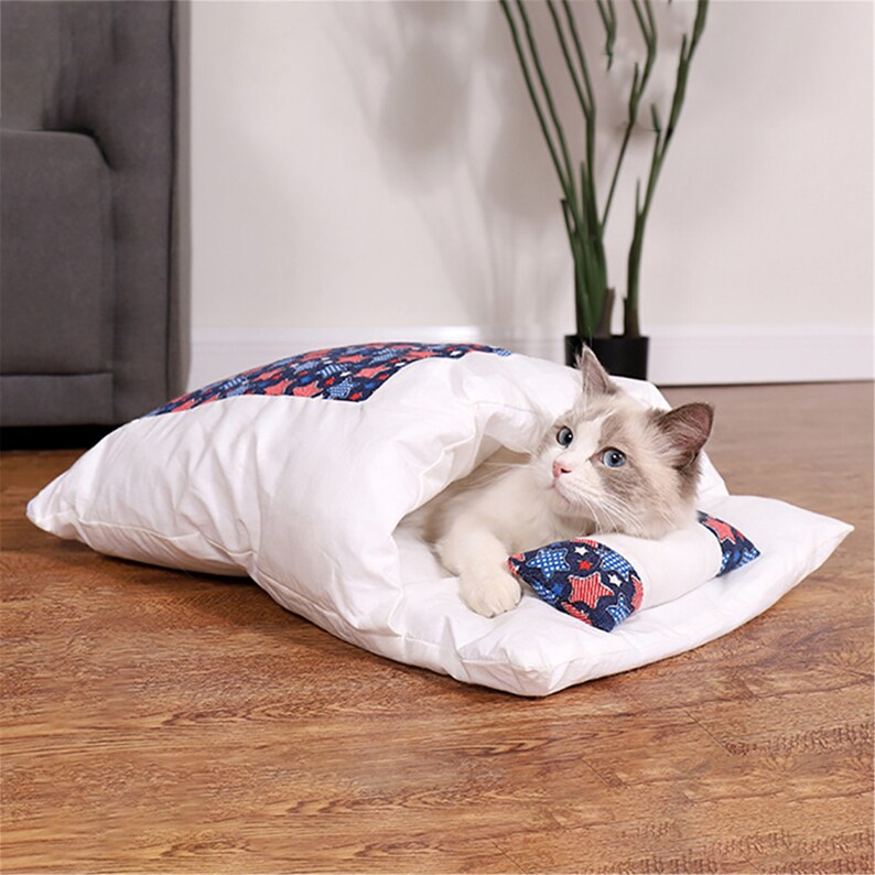 Abnehmbare Hund Katze Bett Katze Schlafsack Sofas Mat Winter Etsy