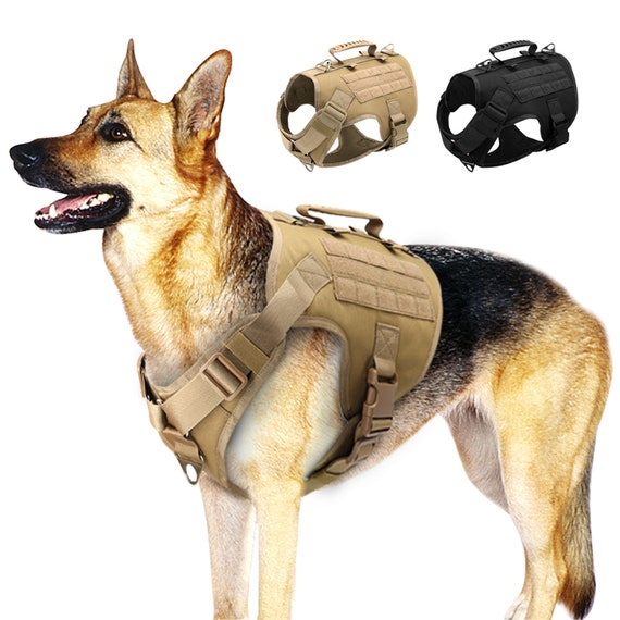 Tactical Dog Harness Pet Military Training Dog Vest German | Etsy